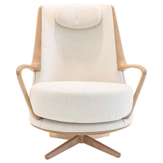 Modern Brazilian Armchair in Solid Wood