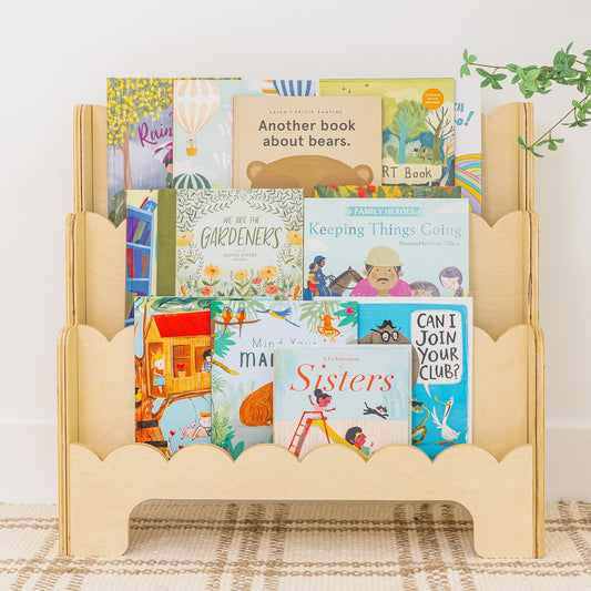 Wooden Kids Bookshelf