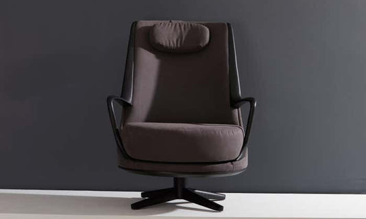 Modern Brazilian Armchair in Solid Wood